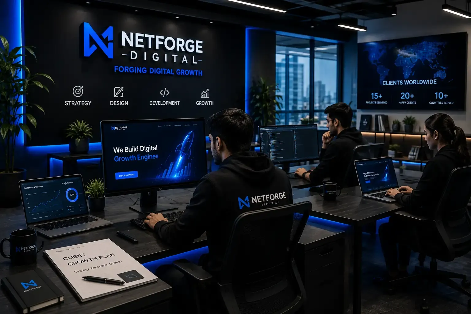 NetForge Digital office